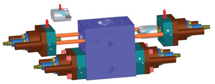 ram bop preventer -main components 3